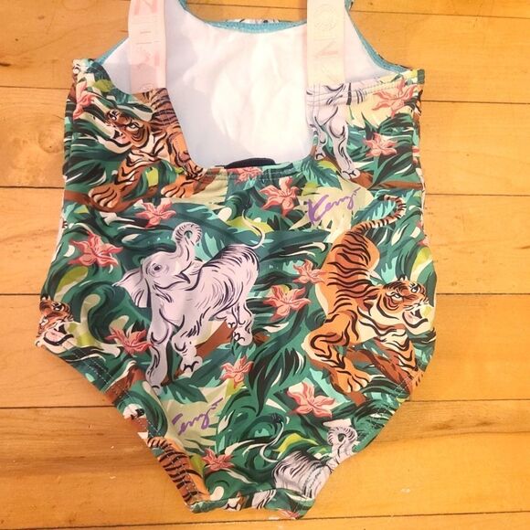 Kenzo Kids Jungle Print Swimsuit Size 2 - Picture 7 of 8